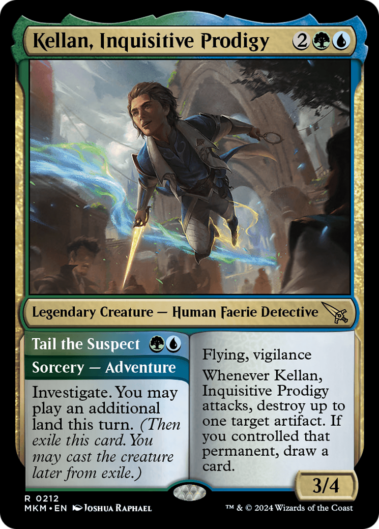 Kellan, Inquisitive Prodigy (MKM-212) [Murders at Karlov Manor] MTG Single Murders at Karlov Manor