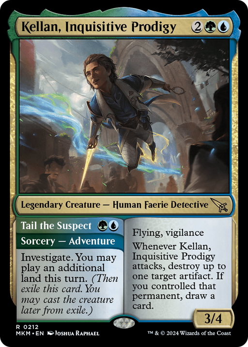 Kellan, Inquisitive Prodigy (MKM-212) [Murders at Karlov Manor] MTG Single Murders at Karlov Manor