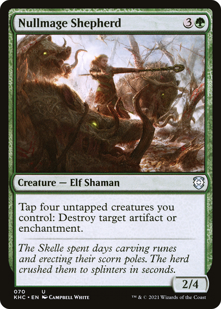Nullmage Shepherd (KHC-070) [Kaldheim Commander] MTG Single Wizards of the Coast