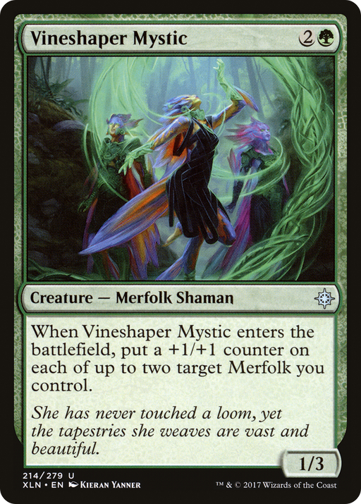Vineshaper Mystic (XLN-214) [Ixalan] MTG Single Wizards of the Coast