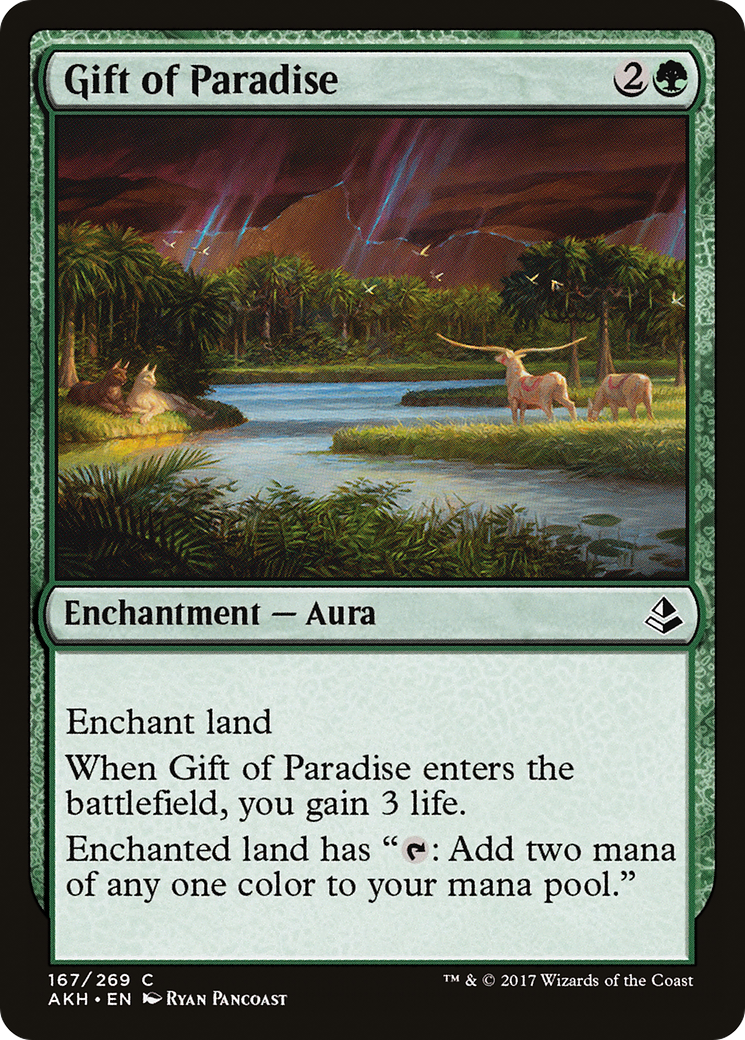 Gift of Paradise (AKH-167) [Amonkhet] MTG Single Wizards of the Coast