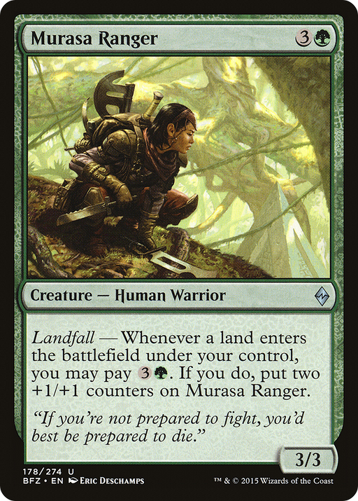 Murasa Ranger (BFZ-178) [Battle for Zendikar] MTG Single Wizards of the Coast