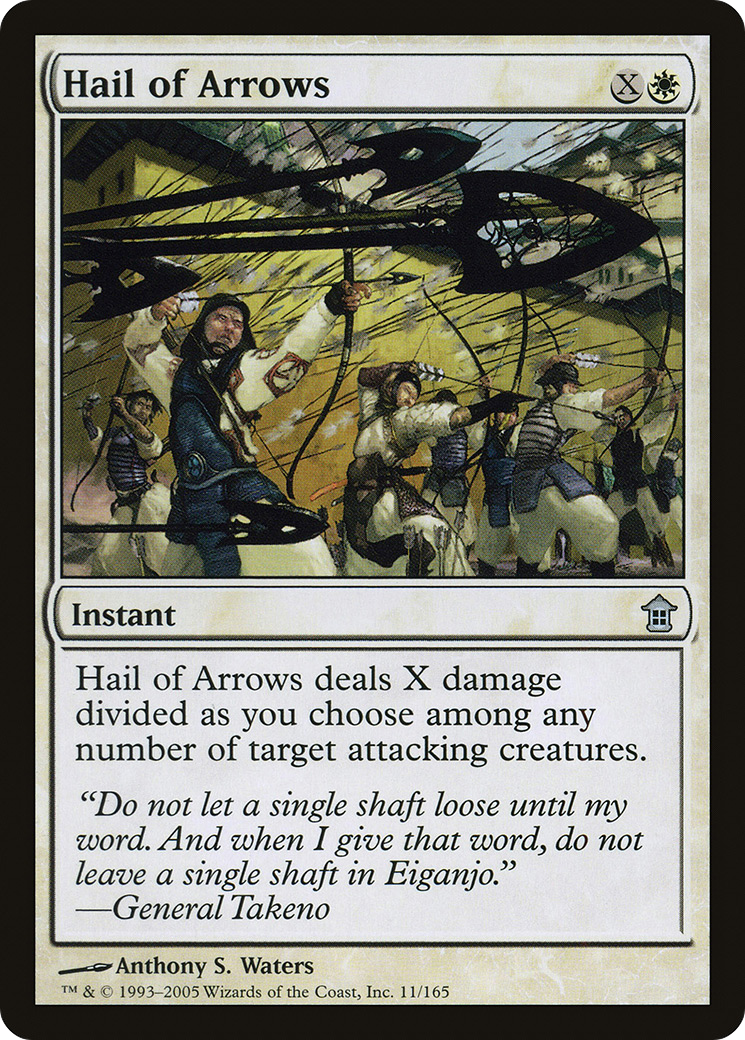 Hail of Arrows (SOK-011) [Saviors of Kamigawa] MTG Single Wizards of the Coast