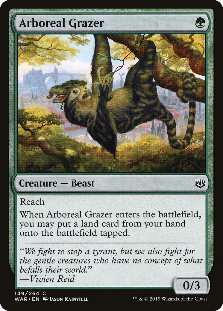 Arboreal Grazer (WAR-149) [War of the Spark] Foil MTG Single Wizards of the Coast