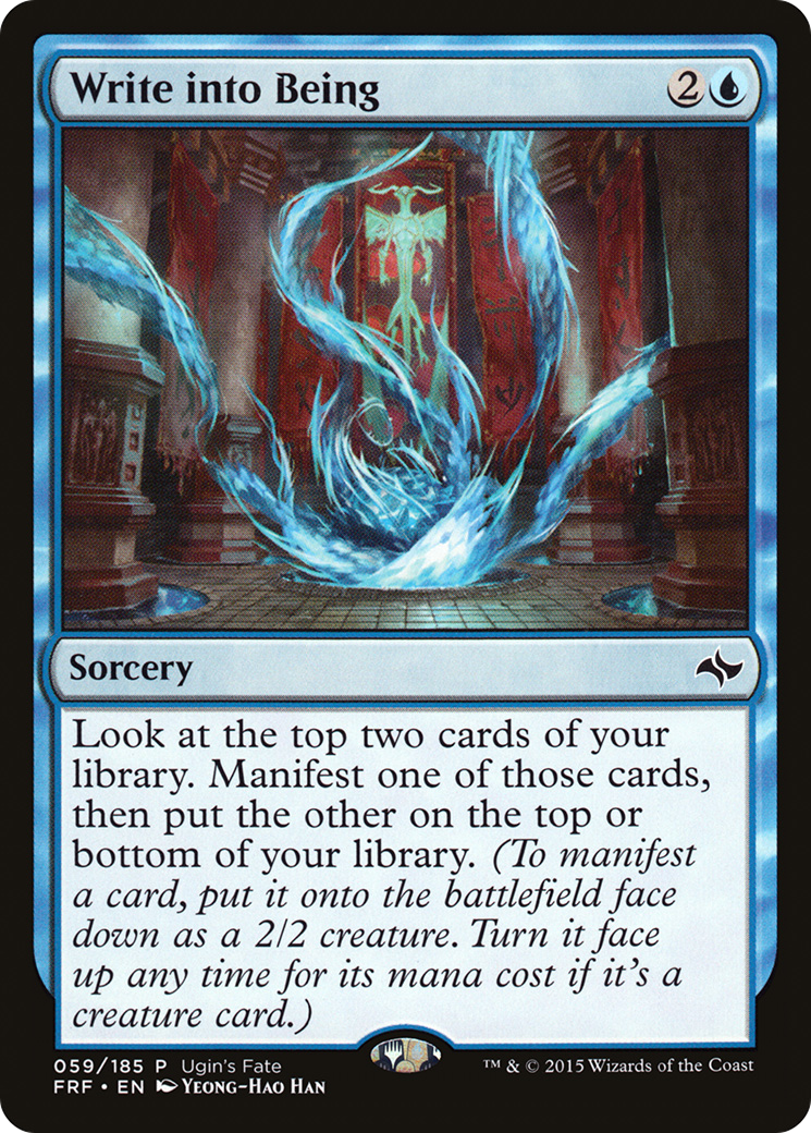 Write into Being (FRF_UGIN-059) [Ugin's Fate] MTG Single Wizards of the Coast