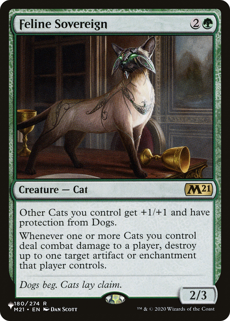 Feline Sovereign (LIST-180) [Mystery Booster] The List MTG Single Wizards of the Coast