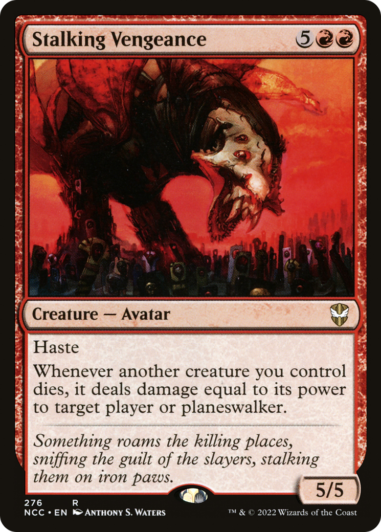 Stalking Vengeance (NCC-276) [New Capenna Commander] MTG Single Wizards of the Coast
