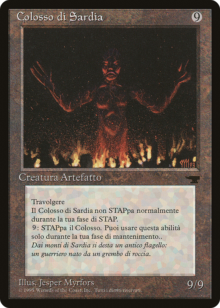 Colossus of Sardia (REN-111) [Misc] Rinascimento MTG Single Wizards of the Coast