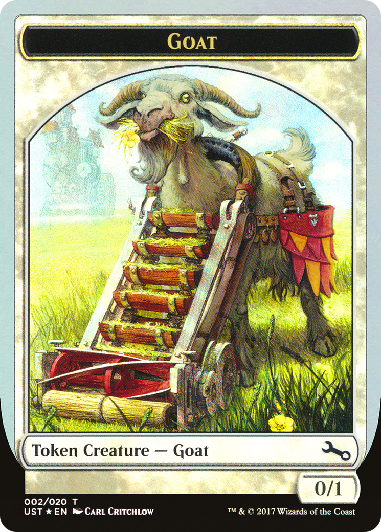 Goat (UST-002) [Tokens] Unstable Tokens Foil MTG Single Wizards of the Coast