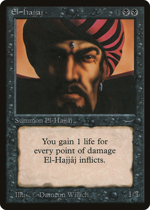 El-Hajjaj (ARN-) [Oldschool] Arabian Nights MTG Single Wizards of the Coast