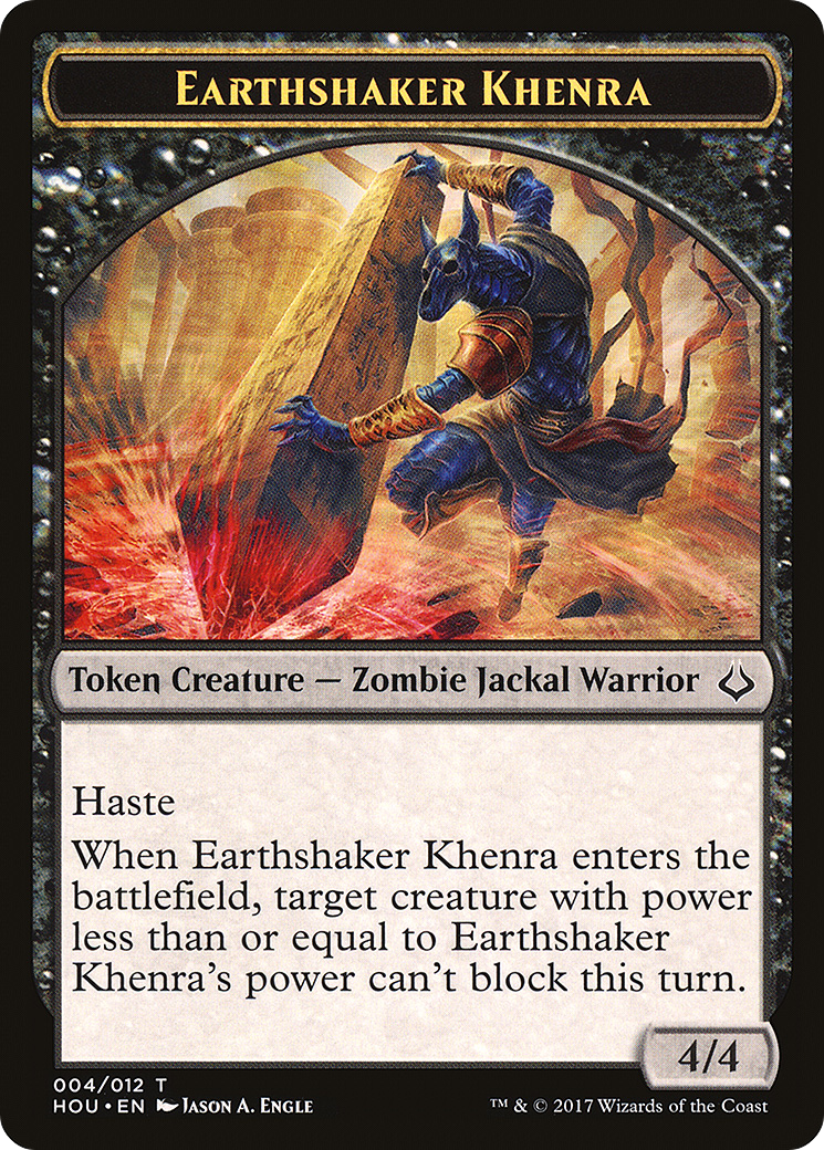 Earthshaker Khenra Token (HOU-004) [Tokens] Hour of Devastation Tokens MTG Single Wizards of the Coast