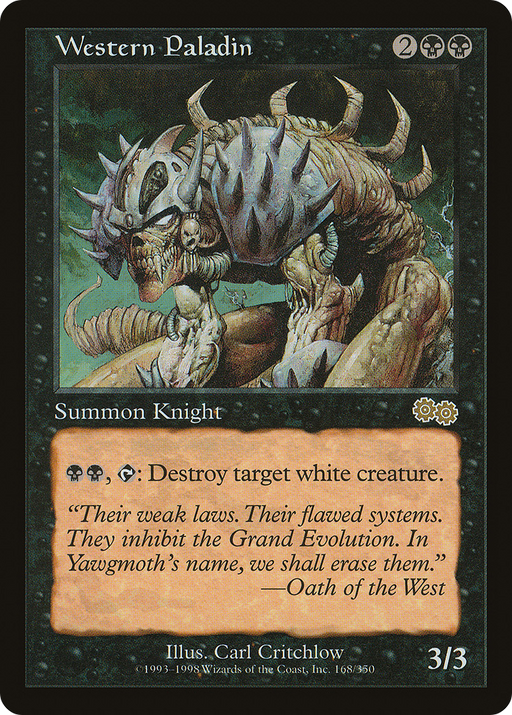 Western Paladin (USG-168) [Urza's Saga] MTG Single Wizards of the Coast