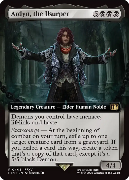 Ardyn, the Usurper (FIN-444) [FINAL FANTASY] (Extended Art) MTG Single Wizards of the Coast