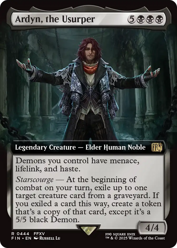 Ardyn, the Usurper (FIN-444) [FINAL FANTASY] (Extended Art) Foil MTG Single Wizards of the Coast
