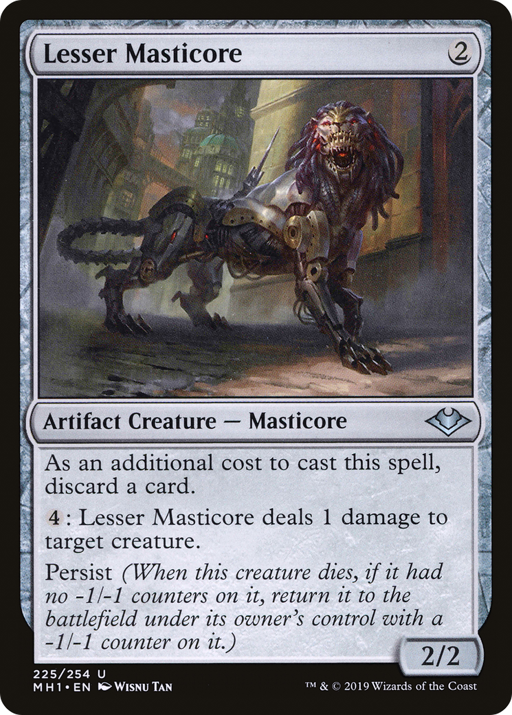 Lesser Masticore (MH1-225) [Modern Horizons] MTG Single Modern Horizons