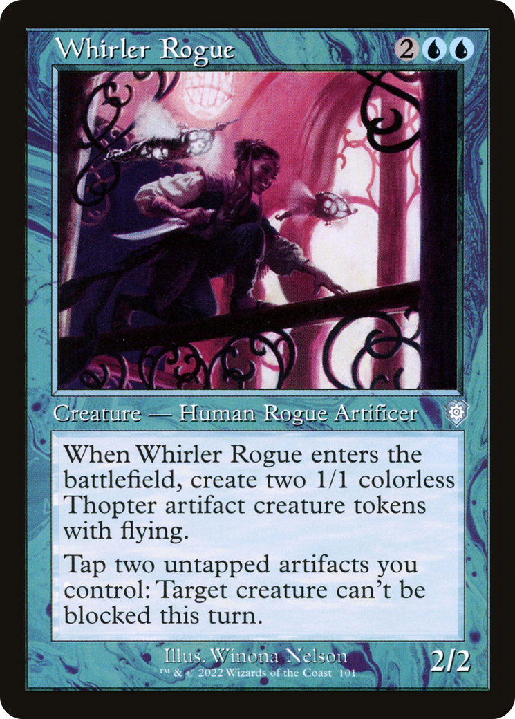 Whirler Rogue (Retro) [The Brothers' War Commander] MTG Single Magic: The Gathering