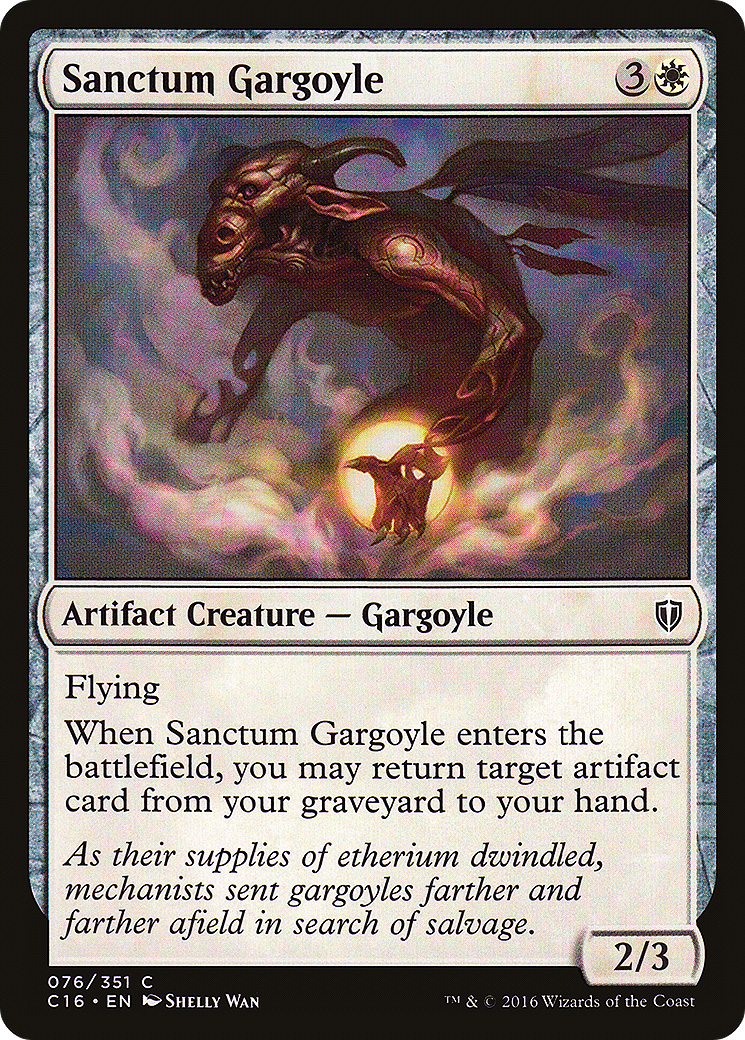 Sanctum Gargoyle (C16-076) [Commander 2016] MTG Single Wizards of the Coast