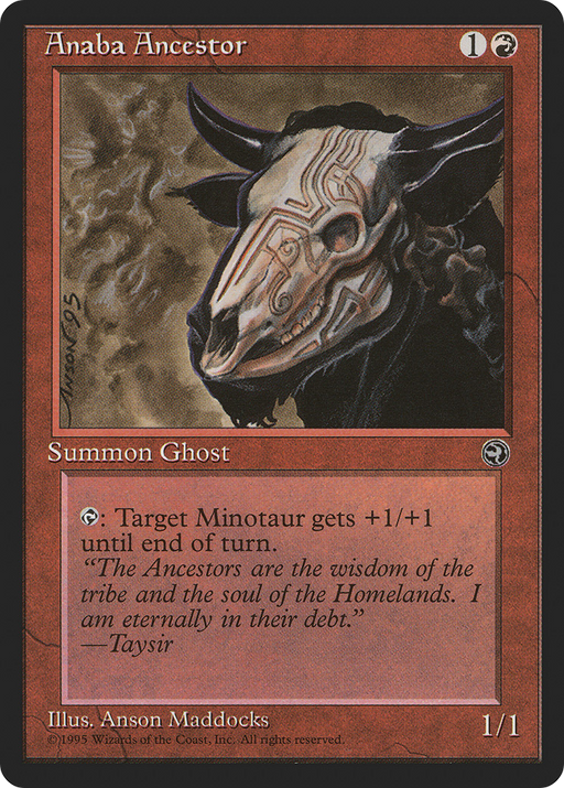 Anaba Ancestor (HML-) [Homelands] MTG Single Wizards of the Coast