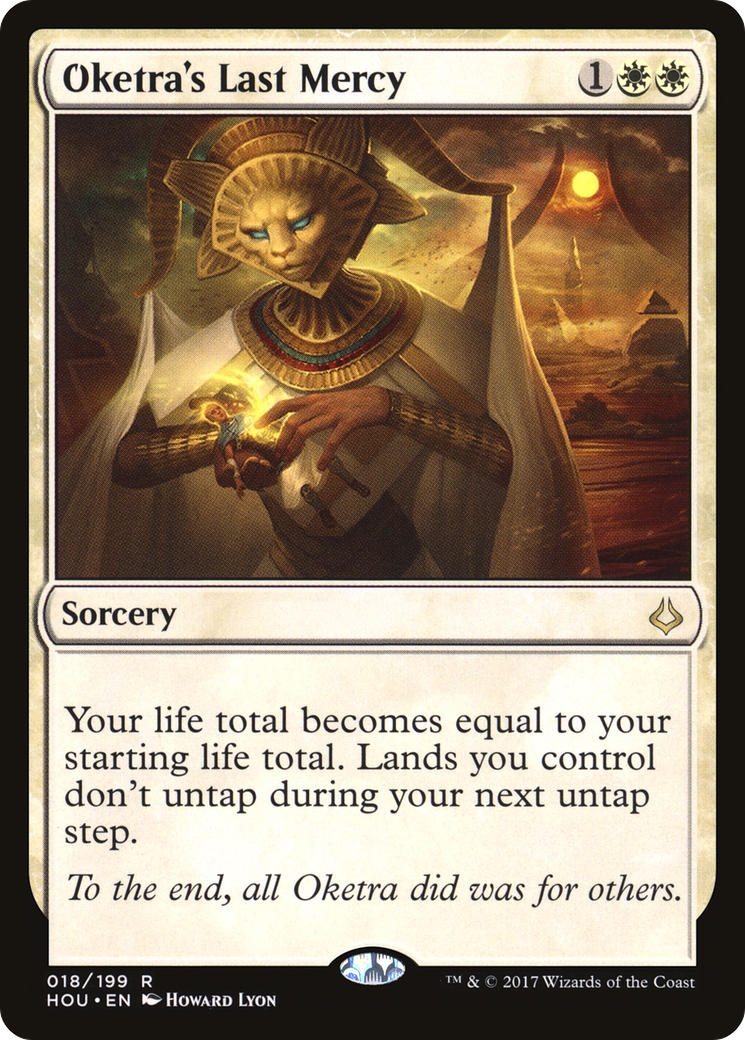 Oketra's Last Mercy (HOU-018) [Hour of Devastation] Foil MTG Single Wizards of the Coast