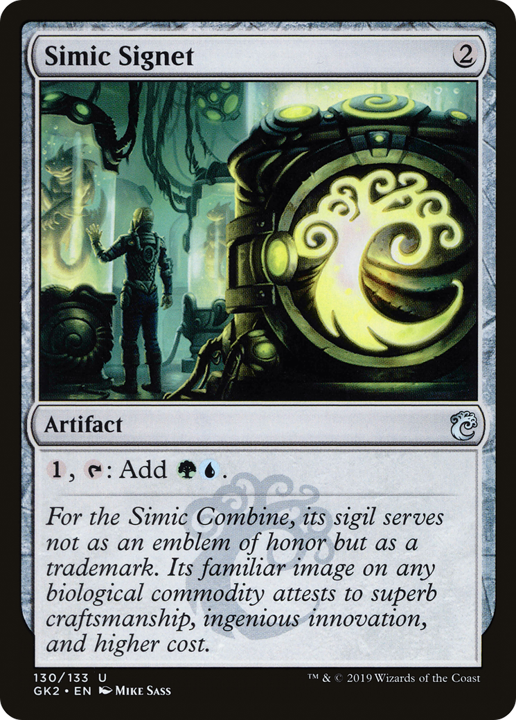 Simic Signet (GK2-130) [Misc] RNA Guild Kit MTG Single Wizards of the Coast