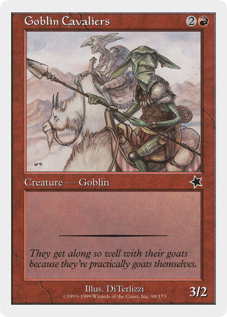 Goblin Cavaliers (S99-098) [Misc] Starter 1999 MTG Single Wizards of the Coast