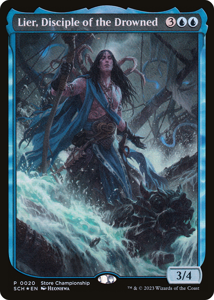 Lier, Disciple of the Drowned (GAME-020) [Misc] Store Championships Foil MTG Single Wizards of the Coast
