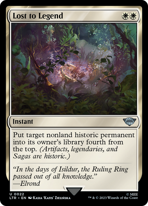 Lost to Legend (LTR-022) [The Lord of the Rings: Tales of Middle-earth] MTG Single Wizards of the Coast
