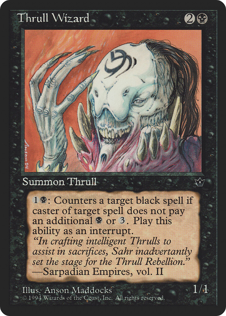 Thrull Wizard (FEM-046) [Fallen Empires] MTG Single Wizards of the Coast