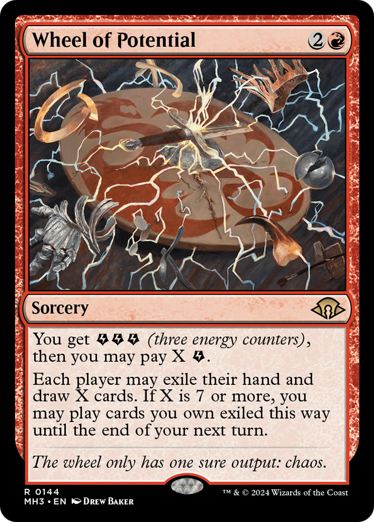 Wheel of Potential (MH3-144) [Modern Horizons 3] Foil MTG Single Modern Horizons 3