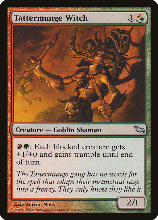 Tattermunge Witch (SHM-220) [Shadowmoor] MTG Single Wizards of the Coast