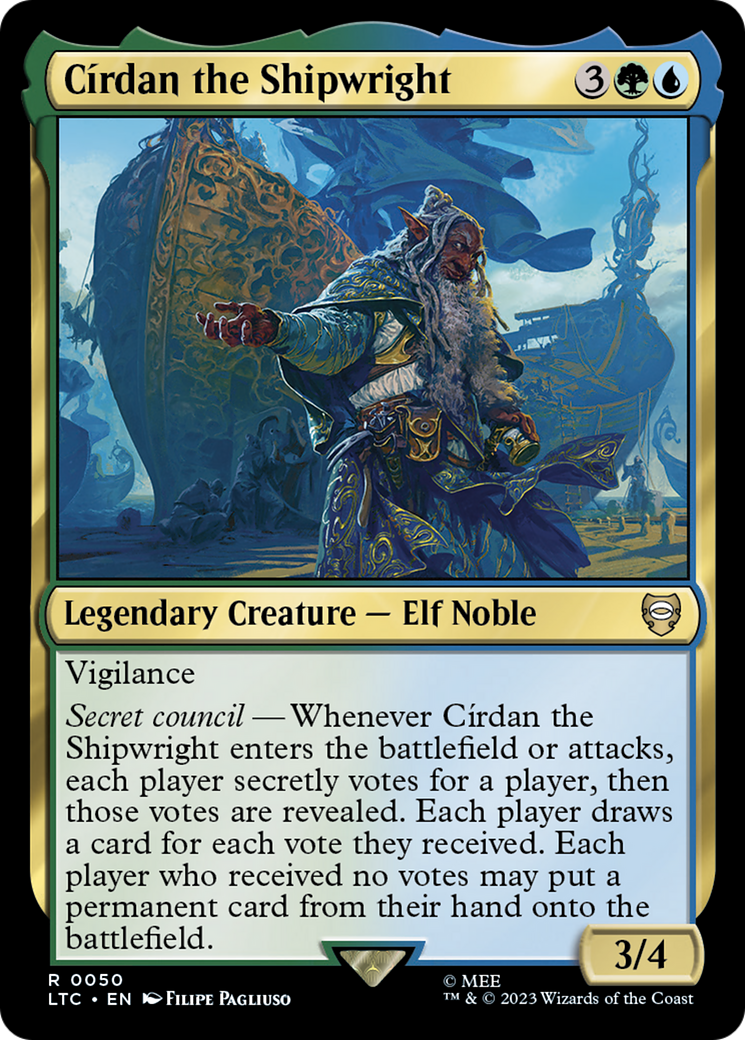 Cirdan the Shipwright (LTC-050) [Tales of Middle-earth Commander] MTG Single Wizards of the Coast