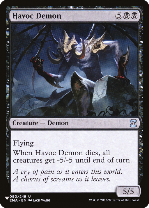 Havoc Demon (LIST-EMA-90) [Mystery Booster] The List MTG Single Wizards of the Coast