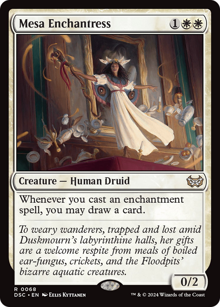 Mesa Enchantress (DSC-068) [Duskmourn: House of Horror Commander] MTG Single Wizards of the Coast
