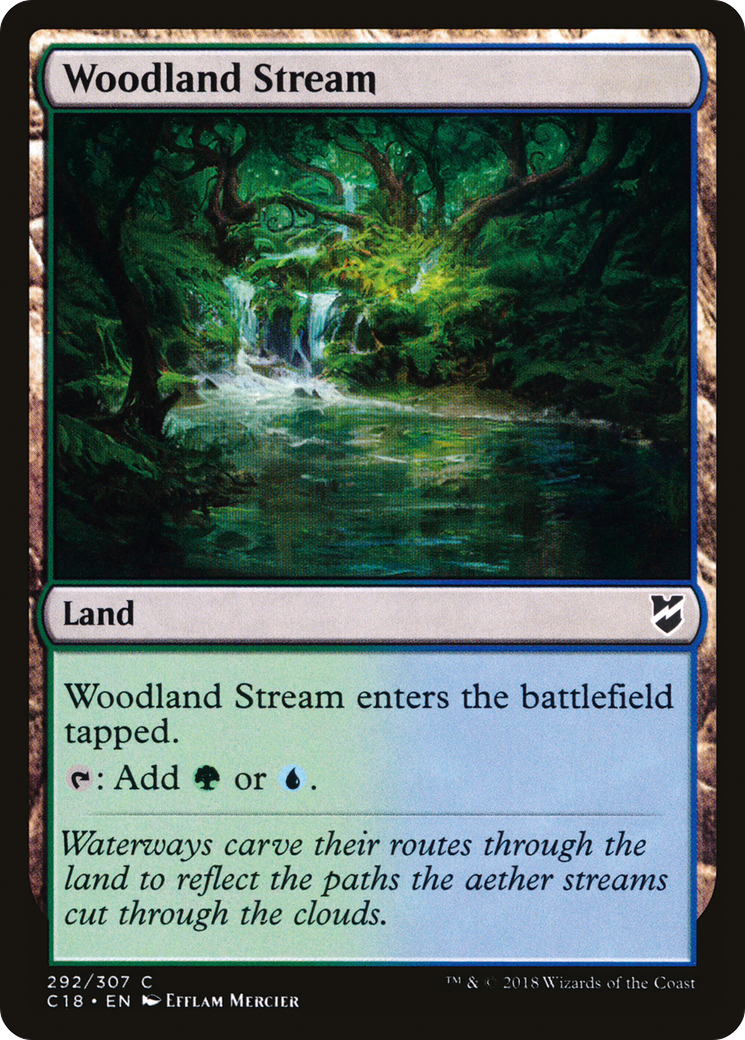Woodland Stream (C18-292) [Commander 2018] MTG Single Wizards of the Coast