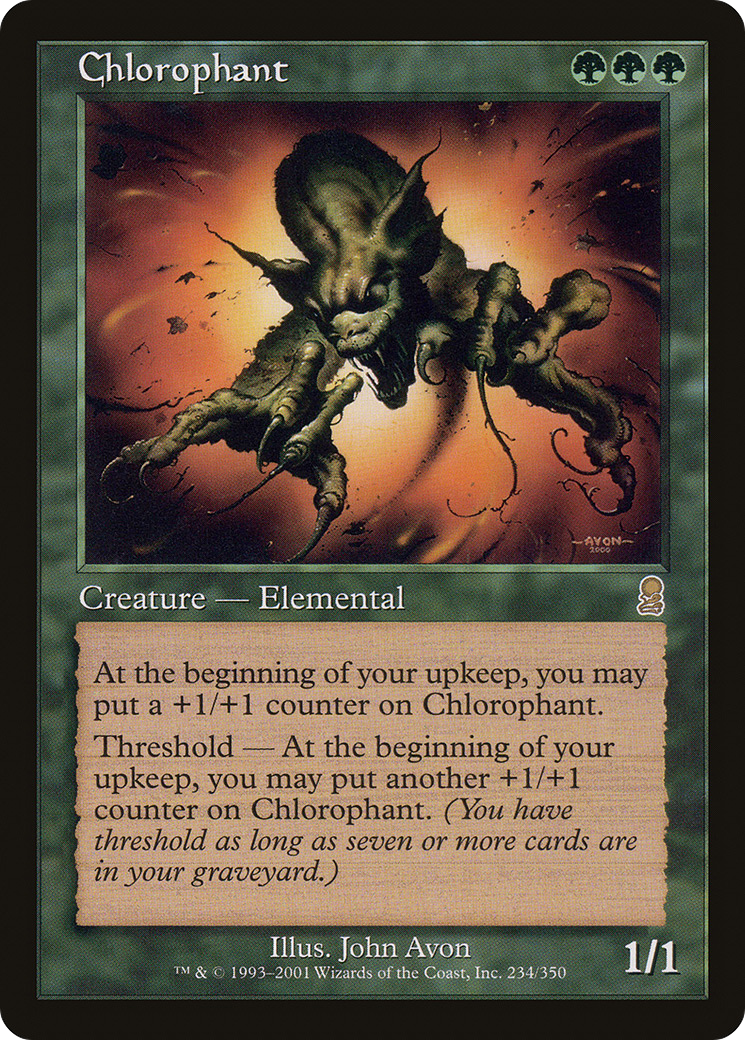 Chlorophant (ODY-234) [Odyssey] MTG Single Wizards of the Coast