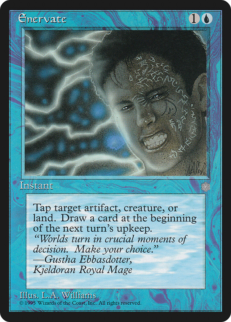 Enervate (ICE-067) [Ice Age] MTG Single Wizards of the Coast