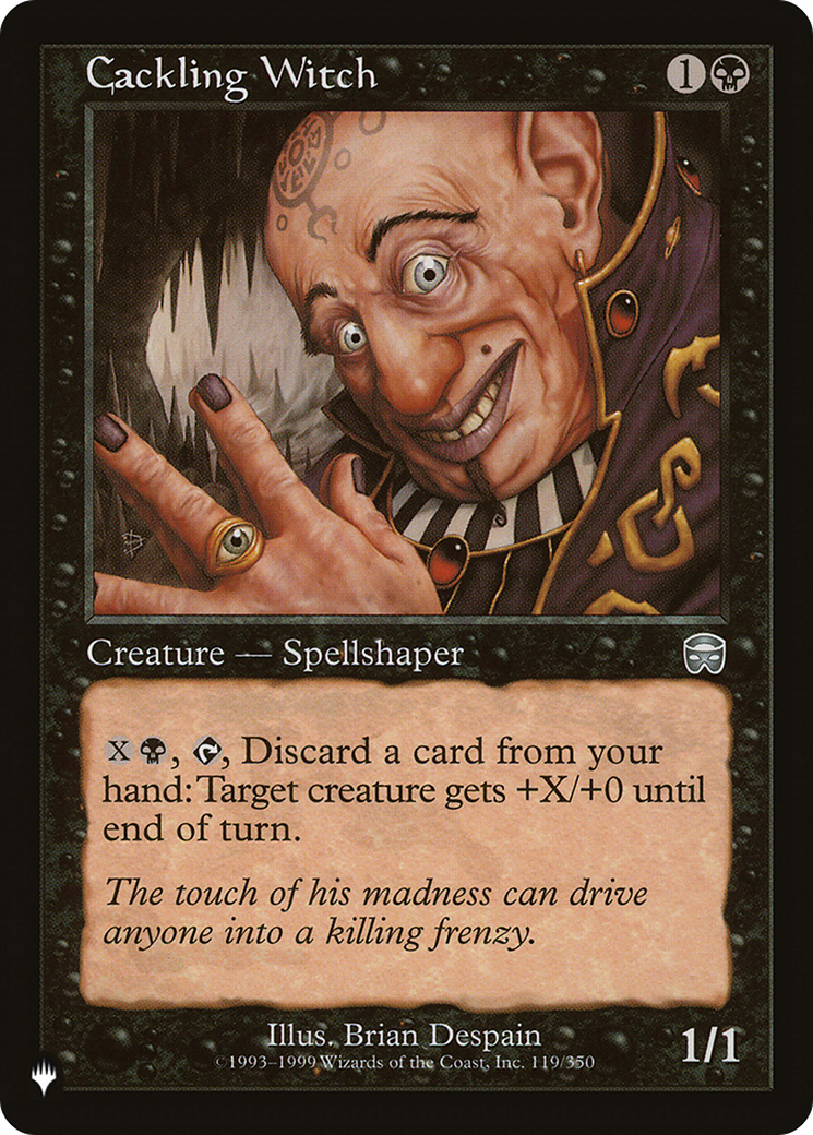 Cackling Witch (LIST-119/350) [Mystery Booster] The List MTG Single Wizards of the Coast