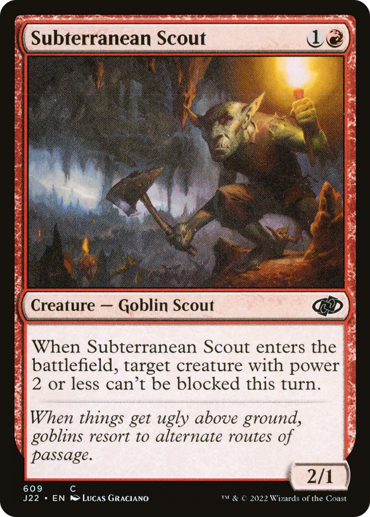 Subterranean Scout (J22-609) [Jumpstart 2022] MTG Single Wizards of the Coast