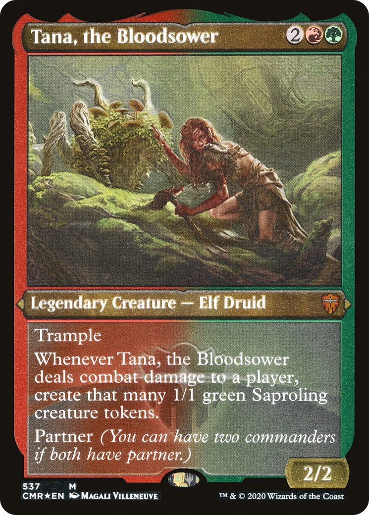 Tana, the Bloodsower (Foil Etched) (CMR-537) [Commander Legends] Foil MTG Single Wizards of the Coast