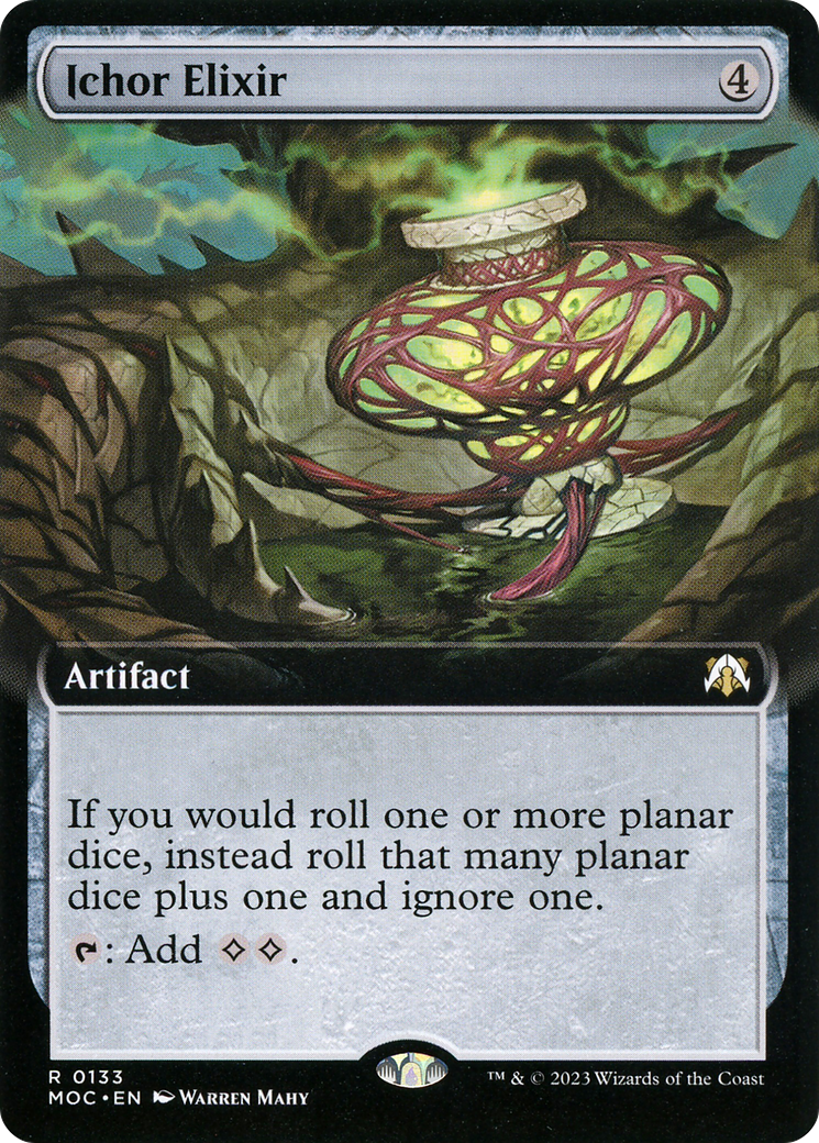 Ichor Elixir (MOC-133) [March of the Machine Commander] (Extended Art) MTG Single Wizards of the Coast