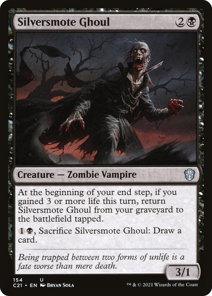 Silversmote Ghoul (C21-154) [Commander 2021] MTG Single Wizards of the Coast