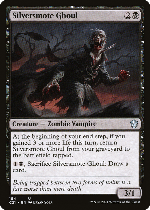 Silversmote Ghoul (C21-154) [Commander 2021] MTG Single Wizards of the Coast