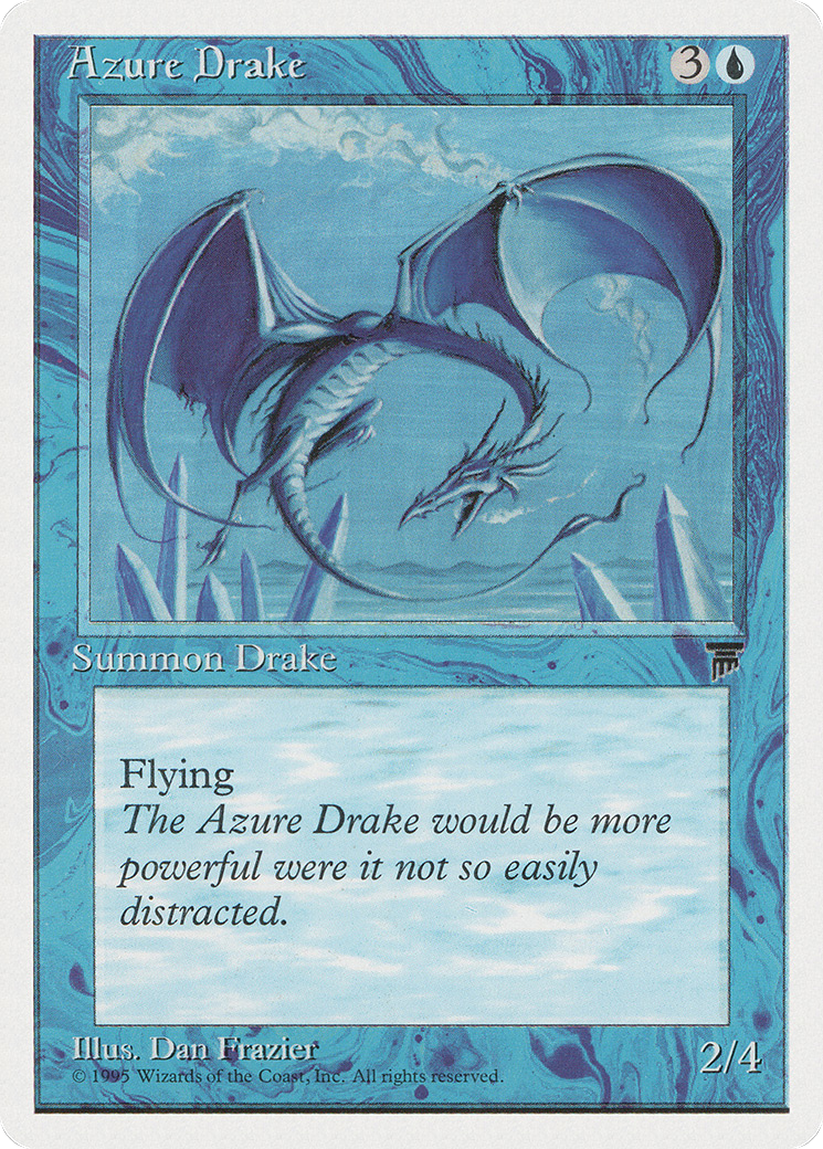 Azure Drake (CHR-015) [Chronicles] MTG Single Magic: The Gathering