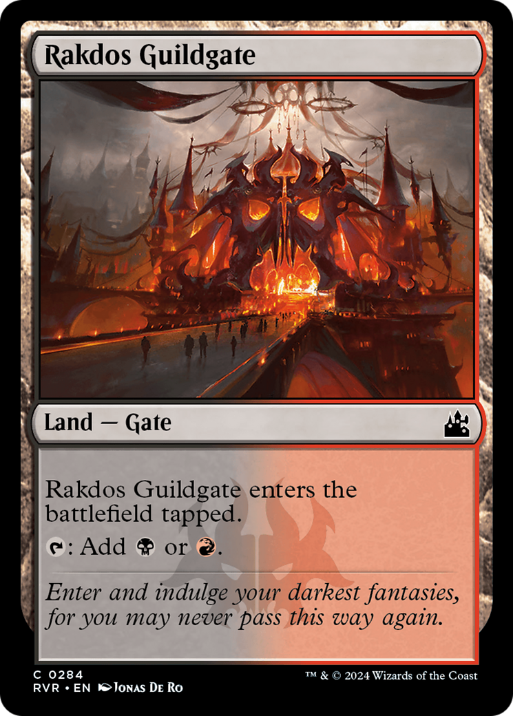 Rakdos Guildgate (RVR-284) [Ravnica Remastered] MTG Single Wizards of the Coast
