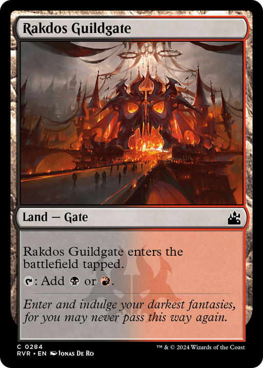 Rakdos Guildgate (RVR-284) [Ravnica Remastered] Foil MTG Single Wizards of the Coast
