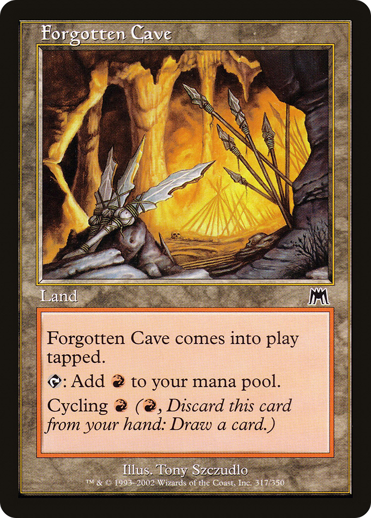 Forgotten Cave (ONS-317) [Onslaught] Foil MTG Single Wizards of the Coast