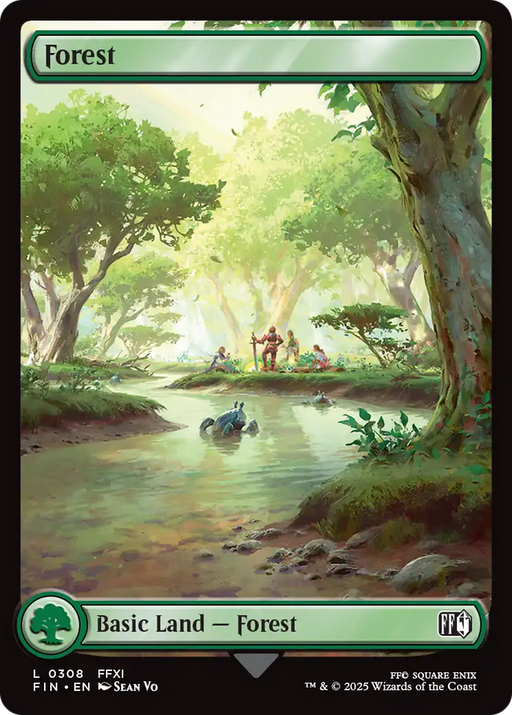 Forest (FIN-308) [FINAL FANTASY] MTG Single Wizards of the Coast