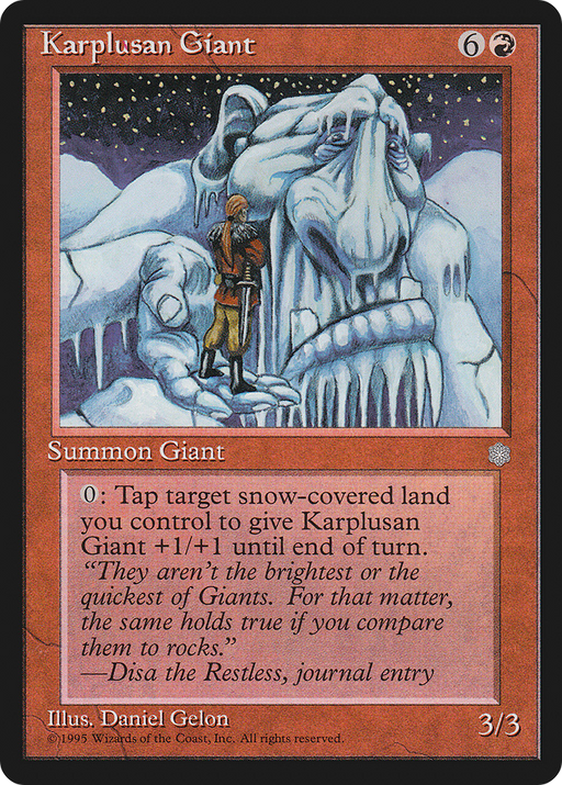 Karplusan Giant (ICE-196) [Ice Age] MTG Single Wizards of the Coast