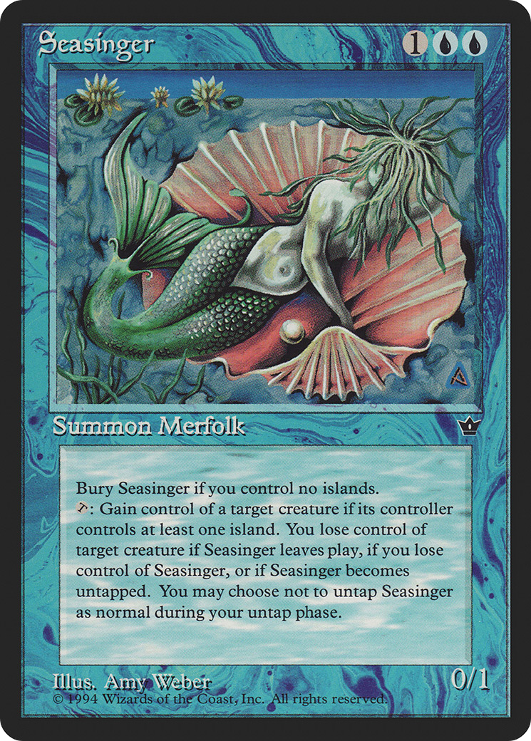 Seasinger (FEM-025) [Fallen Empires] MTG Single Wizards of the Coast