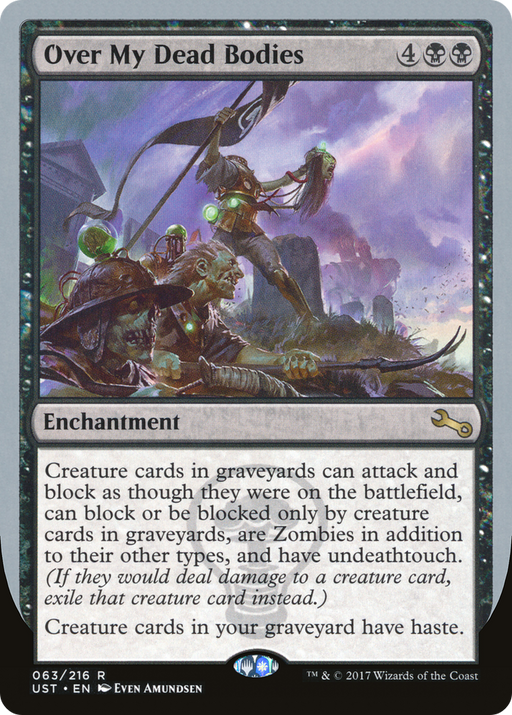 Over My Dead Bodies (UST-063) [Unstable] MTG Single Wizards of the Coast